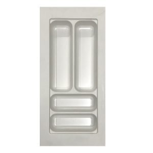 Cutlery Tray 200-250 w x 435-520 d White (W250)