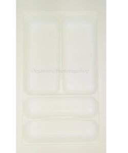 Cutlery Tray 250-300 w x 435-520 d off White (W300)
