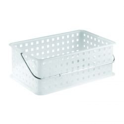 Large Stackable Basket with Chrome Handle