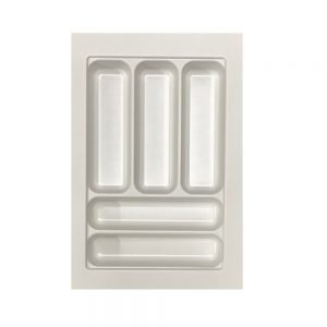 Cutlery Tray 300-350 w x 435-520 d White (W350)