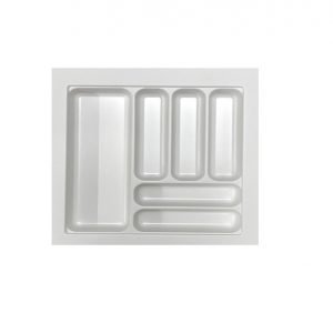 Cutlery Tray 400-450 w x 435-520 d White (W450)