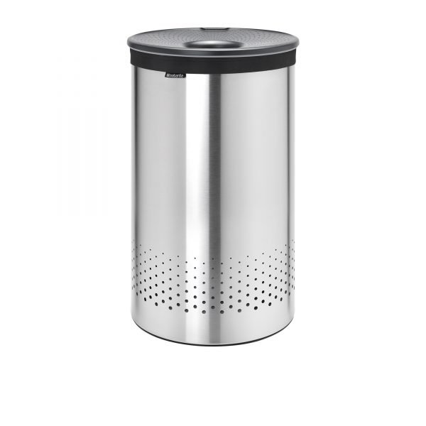 Brabantia- Laundry Bin 35L Silver (SH841)