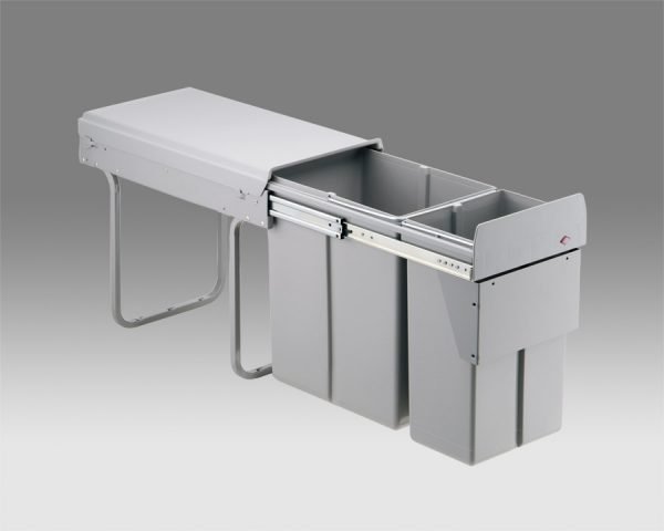 Wesco 30 litre  Double Pull Out Kitchen Cupboard Bin (W30D)