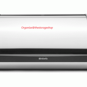 Brabantia Medium Roll Top Bread Bin-Matte Steel (SH766)