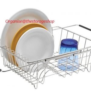 Stainless Steel Expandable Over Sink Dish Drainer (DL4589)
