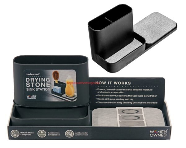 Madesmart Drying Stone Sink Station Caddy Granite- (DL4511) - Image 2