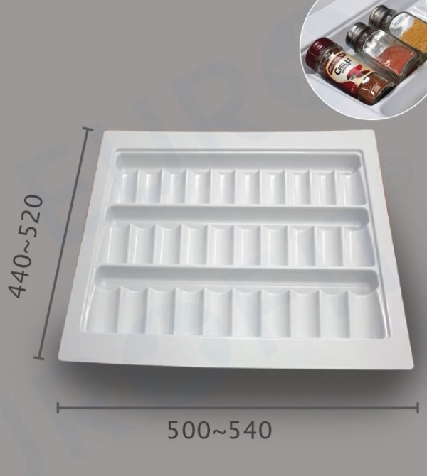 Spice Jar Inserts White (E600) 500- 540mm w x 440-520mm d