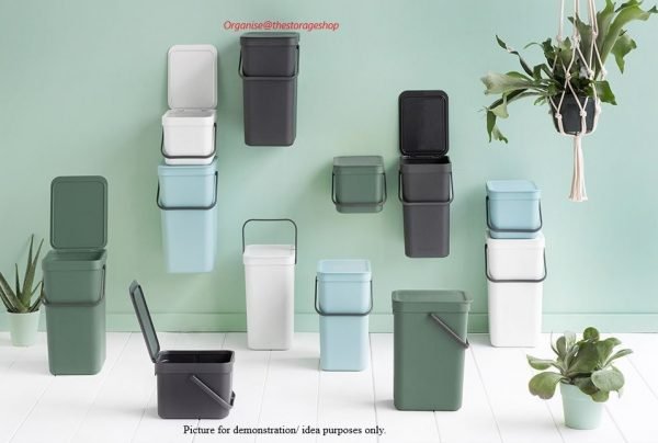 Brabantia Sort & Go bin 16l - Grey (SH636) - Image 3
