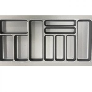 Cutlery Tray 890-1000 W x 435-520 D Anthracite Black (B1000)