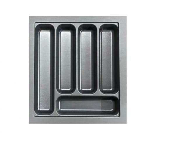 Cutlery Tray 340-400mm w x 370-440mm d Anthracite Black (B400S)