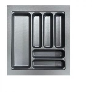 Cutlery Tray 400-450 w x 435-520 d Anthracite Black (B450)