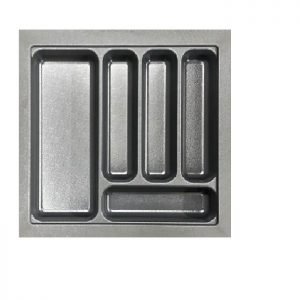 Cutlery Tray 395-450mm w x 370-440mm d  Anthracite Black (B450S)