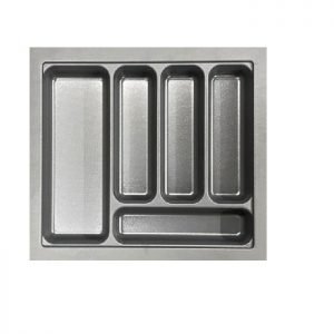 Cutlery Tray 440-500mm w x 370-440mm d Anthracite Black (B500S)