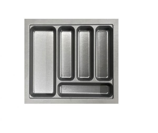 Cutlery Tray 440-500mm w x 370-440mm d Anthracite Black (B500S)