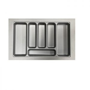 Cutlery Tray 590-700mm w x 370-440mm d  Anthracite Black (B700S)