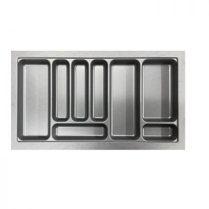 Cutlery Tray 690-800mm w x 370-440mm d Anthracite Black (B800S)