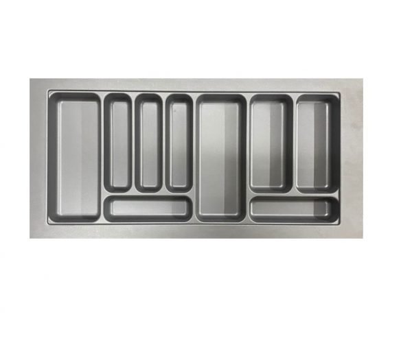 cutlery tray 790-900mm w x 370-440mm Anthracite Black (B900S)
