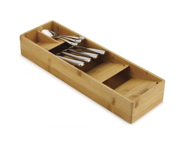 Drawer Storer Bamboo Compact Cutlery Organiser (J168)