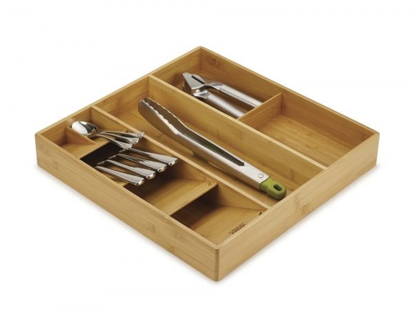 Drawer Store Bamboo Cutlery, Utensil & Gadget Organiser (J170)