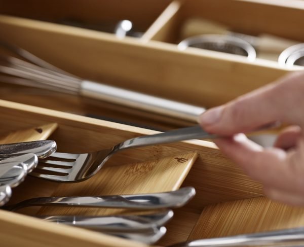 Drawer Store Bamboo Cutlery, Utensil & Gadget Organiser (J170) - Image 3