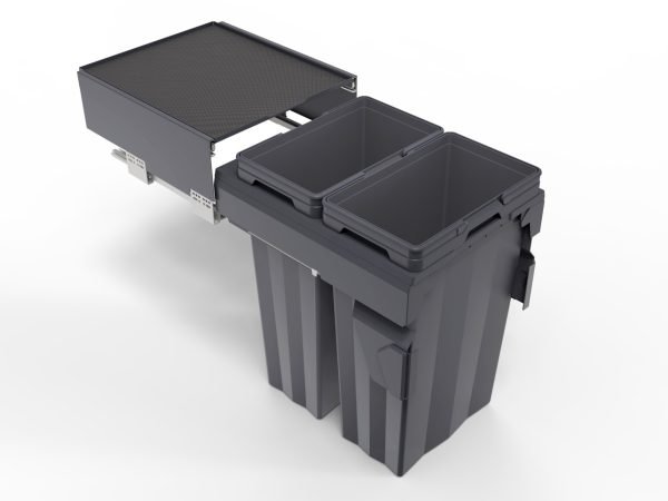 KOSARA SOFT CLOSE WASTE  Double Pull Out Kitchen Cupboard Bin (T30 T40 T45 T45A) - Image 4