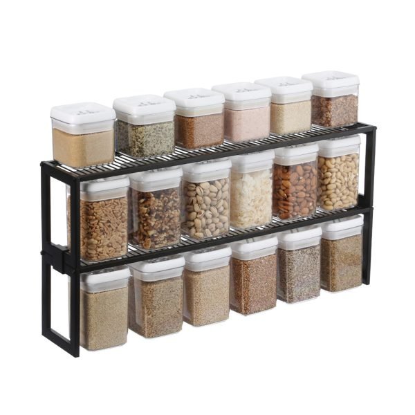 70CM WIRE SHELF WIDE BLACK (9609) - Image 6