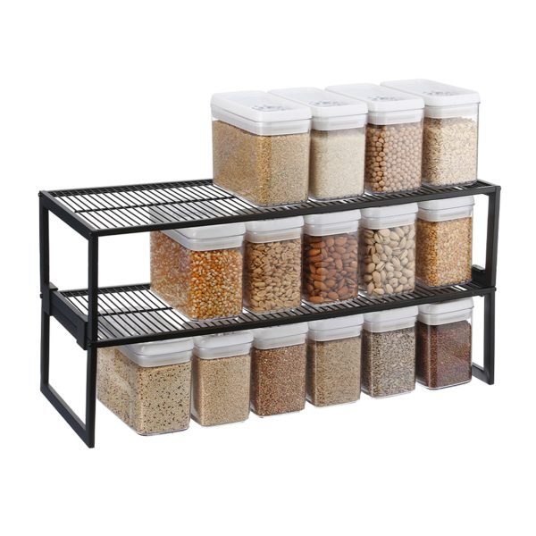 70CM WIRE SHELF WIDE BLACK (9613) - Image 3