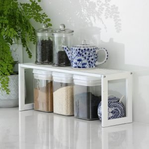 45CM WIRE SHELF NARROW WHITE (9637)