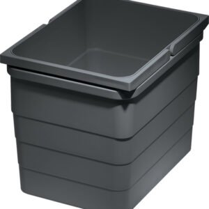 NINKA One2Five Waste Bin Systems, dark grey Hailo Hafele bins Replacement Bin Bucket