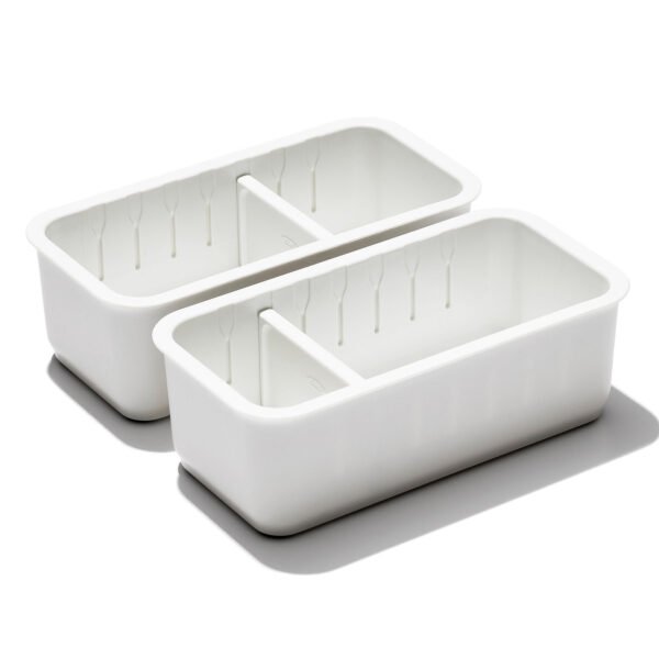 OXO 2-Piece Adjustable Drawer Bin Set (SH8697) - Image 4