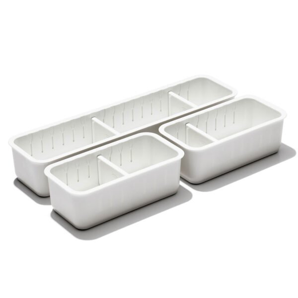 OXO 3-Piece Adjustable Drawer Bin Set (SH8698) - Image 2